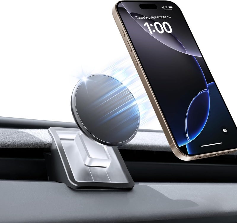 ANKEWAY Phone Mount for Tesla Model 3 Highland Model Y Juniper 2026, Magnetic Phone Holder for Tesla Model 3 Model Y Accessories 2025, Easy Installation for MagSafe, Compatible with iPhone 17 16 15 14 13 12 - Image 1